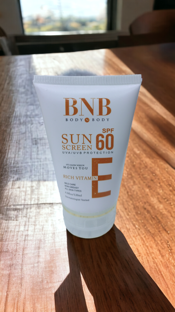 Bnb Sun Screen Spf-60 Rich Vitamin E (120ml )