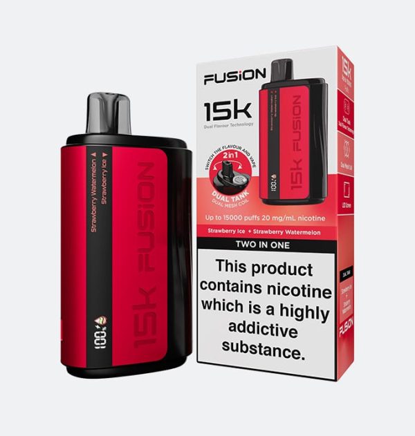 Fusion 2 In 1 Original Disposable Dual Flavor Vape 15000 Puffs 20mg