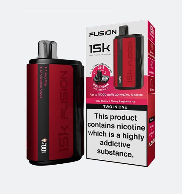 Fusion 2 In 1 Original Disposable Dual Flavor Vape 15000 Puffs 20mg