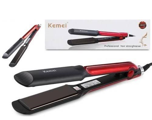 Kemei Km-531 Professional Hair Straightener with Temperature Control ionic plate hair straight